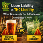 Liquor Liability vs THC Liability: What Minnesota Bar & Restaurant Owners Need to Know