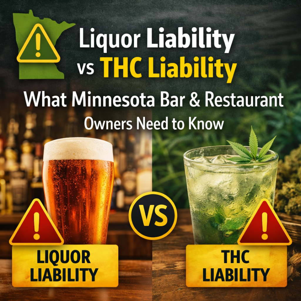 Liquor liability vs THC liability in Minnesota